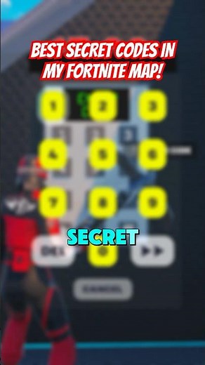 BEST SECRET CODES IN MY FORTNITE MAP! #fortnite #fortnitemap #fortnitemaps