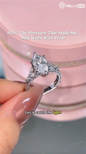 💖3.81ct TCW Marquise Cut VVS Moissanite Vintage Engagement Ring