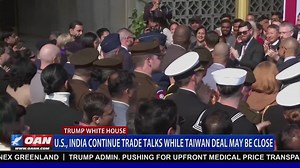 The Trump administration says India is back at the negotiating table after a 50% tariff, while a new Taiwan trade deal could bring five new semiconductor factories to Arizona. Watch OAN LIVE Here: https://live.oann.com/home.ktv?utm_source=socials&utm_medium=social media&utm_campaign=FB | One America News Network