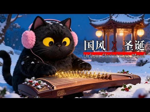 国风圣诞融合乐 | 1小时 | 霓虹下的东方微醺/浪漫氛围/纯音乐 Urban Christmas Mood