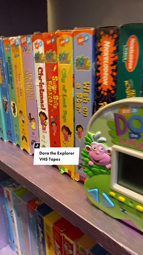 My current Dora the Explorer VHS Tapes! #nostalgia #nickjr #doratheexplorer #vhs #vhstapes