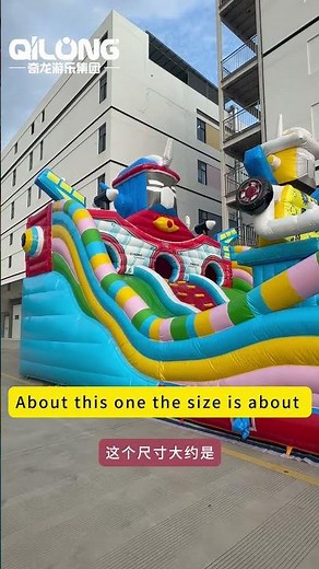 QiLong Amusement | Custom Robo Inflatable Castle | Ready for Your Business