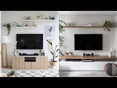 130+ Modern TV Wall Unit Ideas 2025 | Floating & Stylish Living Room Designs