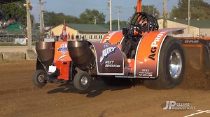 OSTPA Modified Tractors pulling in Xenia, OH at the 2023 Greene County Fair! | JP Pulling Productions