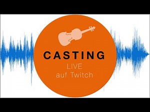 Singe einen Song mit echtem Orchester - Casting live am Dienstag