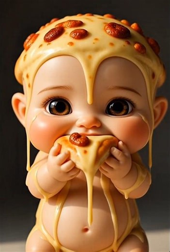 This baby is made of FRUIT ❄️🍕🐠🌵And yes… it’s eating itself 😱So cute you won’t blink 😍 #asmr #viralv