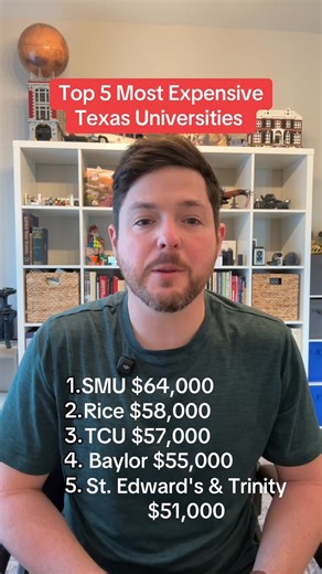 407K views · 1K reactions | Top 5 most expensive Texas universities by tuition #fblifestyle | Texas Inspiration | Facebook