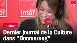 64K views · 1K reactions | Pour la dernière émission de "Boomerang", Augustin ne pouvait pas manquer d'inviter… la Culture (aka Lison Daniel) ! | France Inter | Facebook
