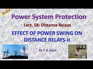 Power System Protection: Lect-58: Effect of Power Swing on Distance Relays-II