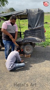 Creating a wood Filled Tire - You Never Thought Creativity Could Be Taken To Such A Level | Hetal's Art