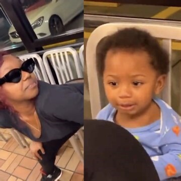 Some Women Don’t Deserve To Have Kids: Lock Her Up And Throw The Keys Away... Poor Kid Doesn't Even Know What's Going On!