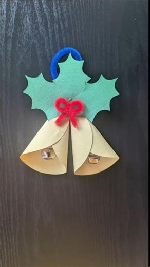 ✨ Beautiful Paper Bell Craft 🔔 | Easy DIY Home & Christmas Decor #shorts #papercraft