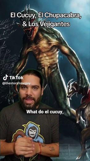 El Cucuy, El Chupacabra, Los Vejigantes. Welcome to Latin American Folklore #latino #monsters #chupacabra #cucuy #vejigantes