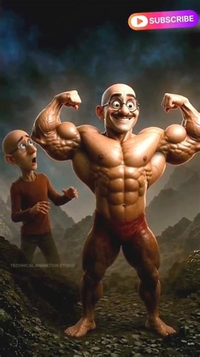 ये कैसे बना 🍲 Bodybuilder Patlu 💪 | Funny Shorts