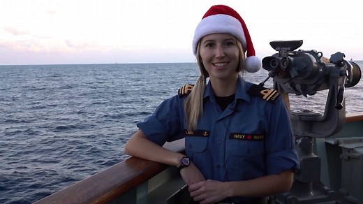 6.1K views · 373 reactions | Christmas and Holiday messages from far away Deployed on military operations, Canadian Armed Forces from across the globe are sending messages to their families and friends. Here's a message from a HMCS Halifax member on Op REASSURANCE. | Canadian Joint Operations Command | Facebook