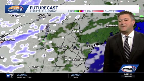Video: Mostly cloudy, staying dry until Tuesday evening