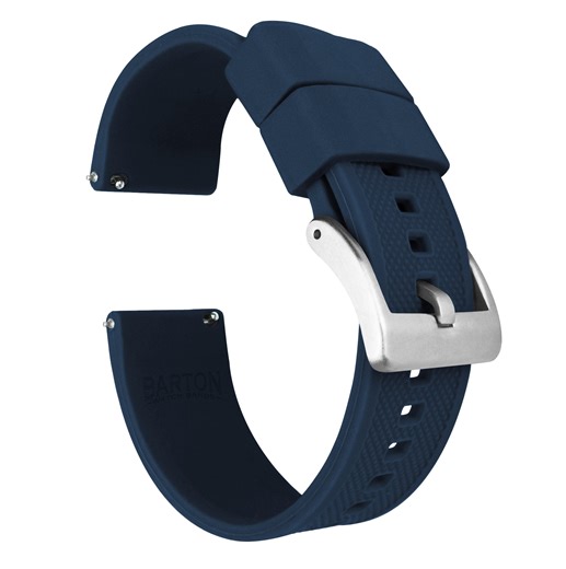 Navy Blue Elite Silicone Watch Band - Lorier Neptune / Falcon / Hyperion (20mm)