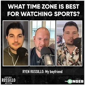 6K views · 32 reactions | What is the BEST time zone for watching sports? And should it dictate where you choose to move? Russillo, Ceruti, and Kyle discuss on today’s Life Advice. Brought to you by Modelo USA. [Modelo. Brewed for those with a fighting spirit.] Drink responsibly. Beer Imported by Crown Imports, Chicago, Illinois | The Ringer | Facebook