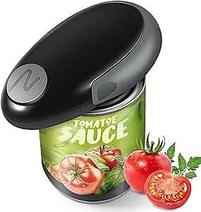 Portable Electric Can Opener,One-touch handheld Battery Can Opener Portable Camping Automatic Can opener,Battery powered can opener for Smooth No Sharp Edges,Best Gift Electric Can Opener for Kitchen