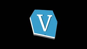 Letter V Logo Design | Free Stock Video Footage