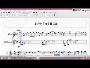 How Far I'll Go (Flute and Clarinet Duet)