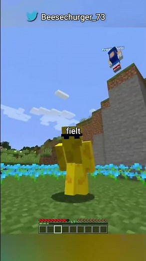 minecraft but i cant touch blue again again 😱 #shorts