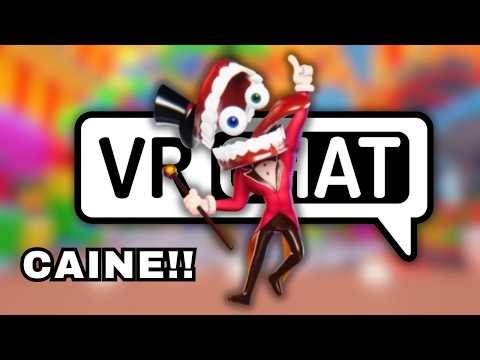 CAINE AND CAINE TEAM UP IN VRCHAT! - VRChat Funny Moments (The Amazing Digital Circus)