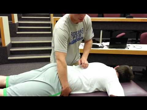 Thoracolumbar Soft Tissue Prone Stretching