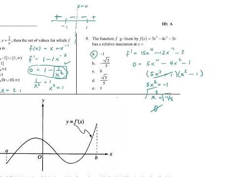 H Calculus Review Test Chapter 3