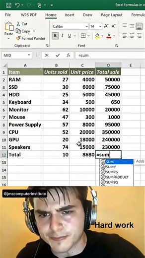 Excel Formulas in Dropdowns! 😱 #excel #office #spreadsheet
