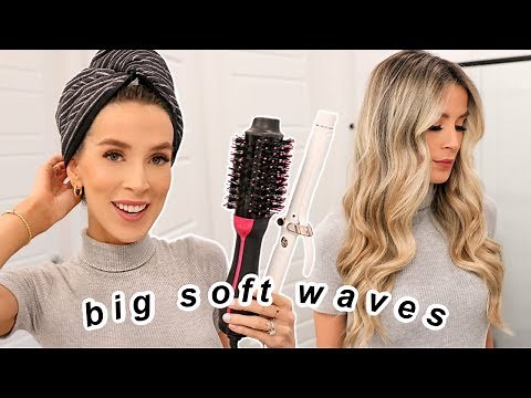 BIG SOFT WAVES: FINE TO BIG & BOUNCY HAIR ROUTINE | leighannsays