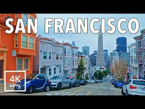 Streets of San Francisco – Sunday Morning Drive | Ambient Driving Sound 4K