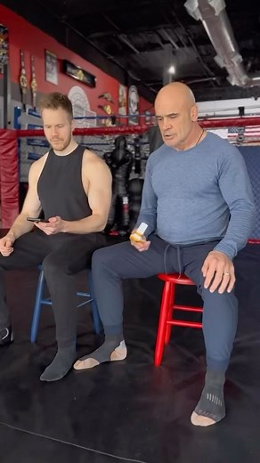 Bas Rutten breathes with more power than nearly 100% of humans thanks to the @o2trainer 💪🏼🫁🙌🏼 | Bas Rutten O2 Trainer