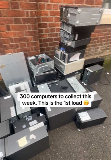Decent drop this week ♻️ #computer #recycle #scraplife #clearance #fyp
