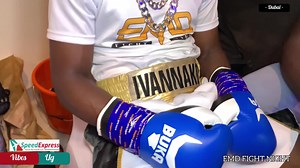 Representing Uganda, Ivannako wins his first professional world boxing game In Dubai at the EMD fight night. | Much Respect Shathan Promotions | Vibes Ug