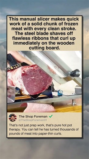 THIS BLADE SLICES LIKE WARM BUTTER