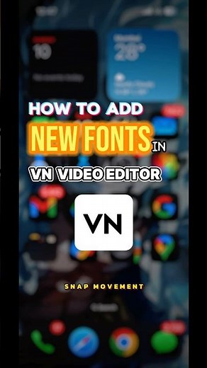 How to Add New Fonts in VN Video Editor in IOS and Android | Easy Step-by-Step Guide #vnvideoeditor