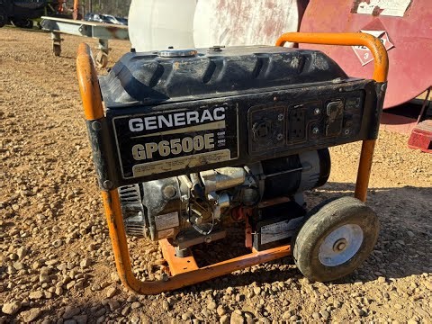 Generac 6500KW Gas Generator (91 Hours)