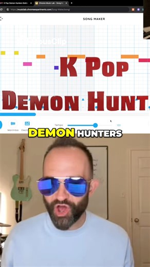 1K views | Mr. Baker is back to teach how to make "Golden" from K-Pop Demon Hunters in Chrome Music Lab. The song's been 'taking over the charts'! Full Tutorial on YT! #chromemusiclab #kpopdemonhunters #golden #mrbaker #musiceducation #songtutorial #netflix #sonyanimation | Mr. Baker the Music Maker | Facebook