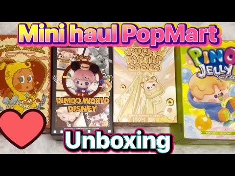 Unboxing PopMart Variety Blind boxes - TwinkleTwinkle, Dimoo, Pucky, Pino Jelly- No Talking ASMR