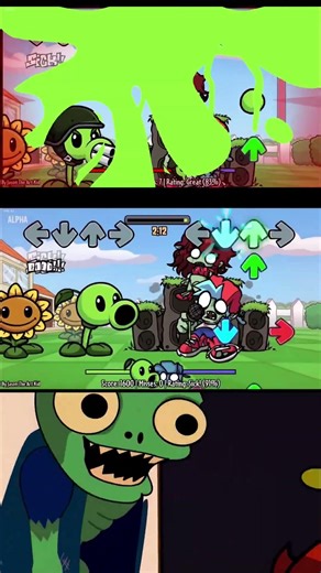 Epic FNF Showdown: Zombie Couple vs. Plants - Funkin' Night Battle #fnf #shortsviral #plantsvszom...