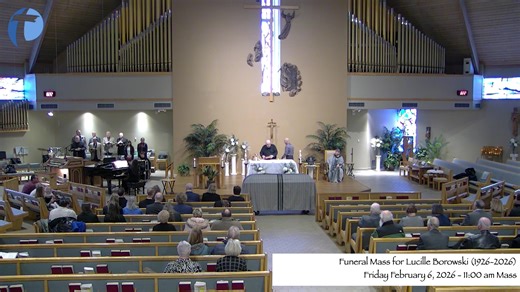 St. Edith Church Funeral Mass for Lucille Borowski Permission to podcast/stream the music in this service was obtained from ONE LICENSE, License # A-730009. | St. Edith Parish, Livonia, Michigan