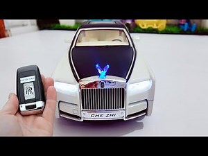 Rolls Royce 1:24 Simulation and Light Pull Back Series DieCast Unboxing and Texting #car#rollsroyce