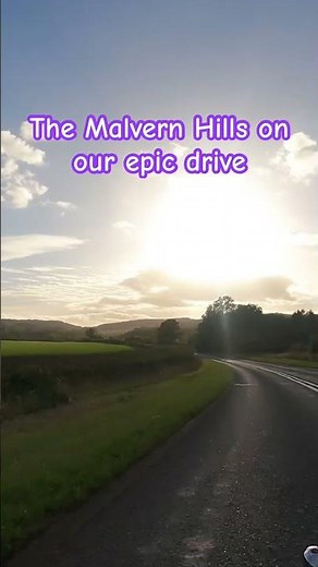 A view of the Malvern Hills from our #austin7 Drive