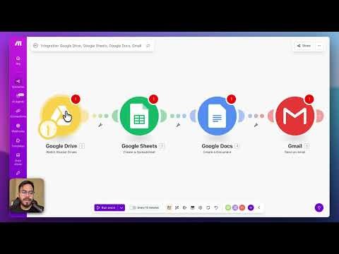 Conecta Google Drive, Sheets, Docs y Gmail en Make con OAuth (2025)