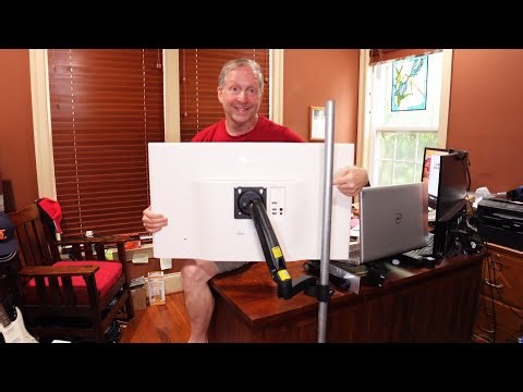 Make a Strong, Fully Adjustable Monitor Stand Out of Mostly Junk for ~$30