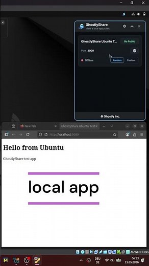 Make a Local Ubuntu Server Public in Seconds #localhost #webdev #linux