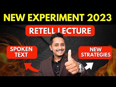 PTE EXPERIMENT | Retell Lecture & Summarize Spoken Text | New Strategies | Skills PTE