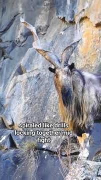 Marhkor #wildlife #animallovers #wildlifeentertainment #animals #markhor #wildlifeentertainment