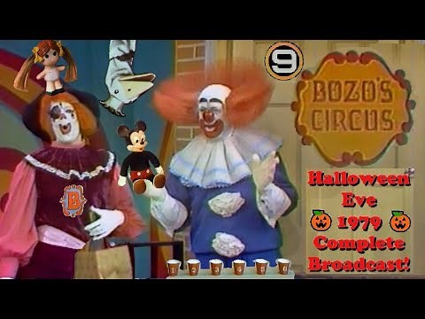 WGN Channel 9 - Bozo's Circus - "Halloween Eve '79" (Complete Broadcast, 10/30/1979) 📺 🤡 🎃